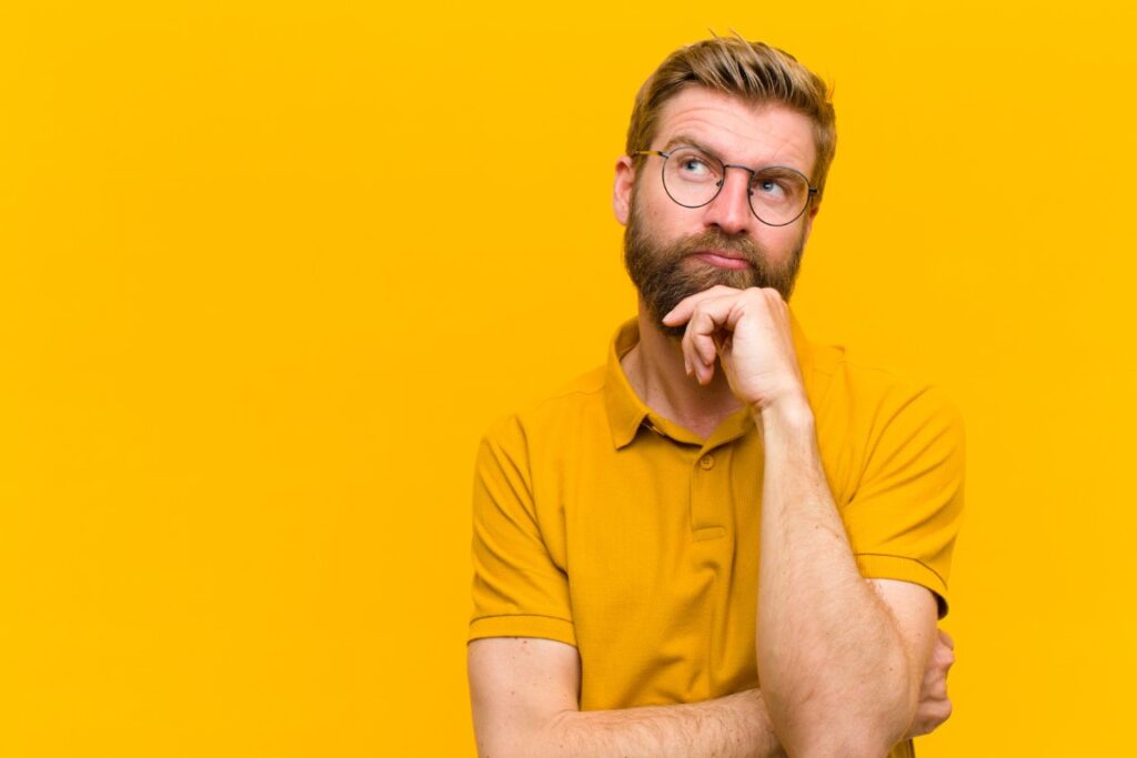 Man thinking about whether he can move house during his fixed-rate mortgage period