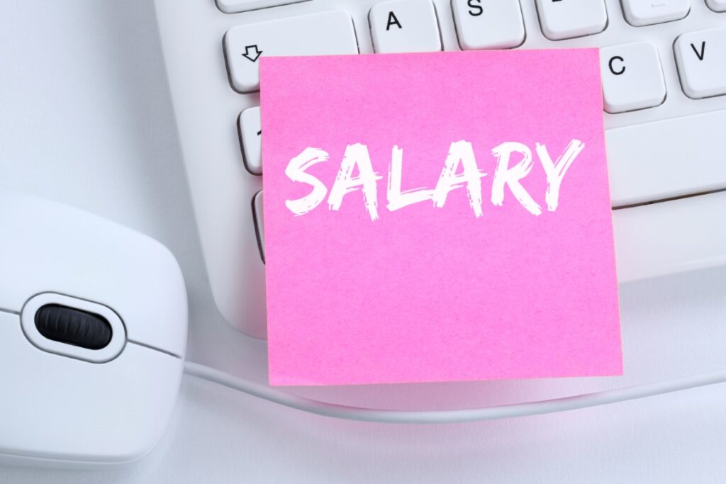 Sticky note saying salary, in context of is mortgage 3x my salary