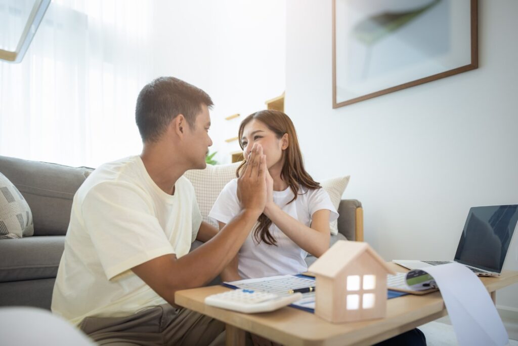 Couple making mortgage cheaper month to month
