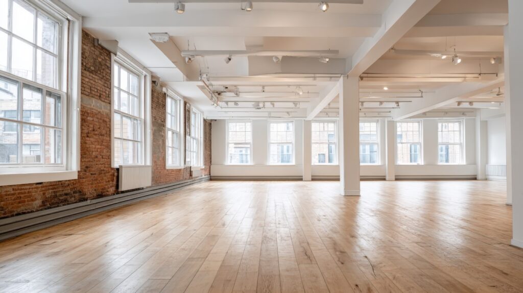 A business premises bought with a commercial mortgage
