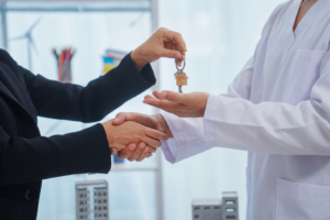 A medical professional buying their GP, dental or pharmacy practice